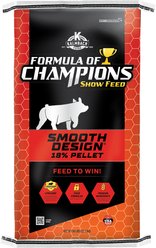 Formula of Champions Smooth Design 18% Protein Show Pellet Pig Feed, 50-lb bag