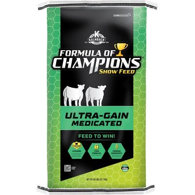 Formula of Champions Formula of Champions Ultra Gain Show Cattle Feed, 50-lb bag