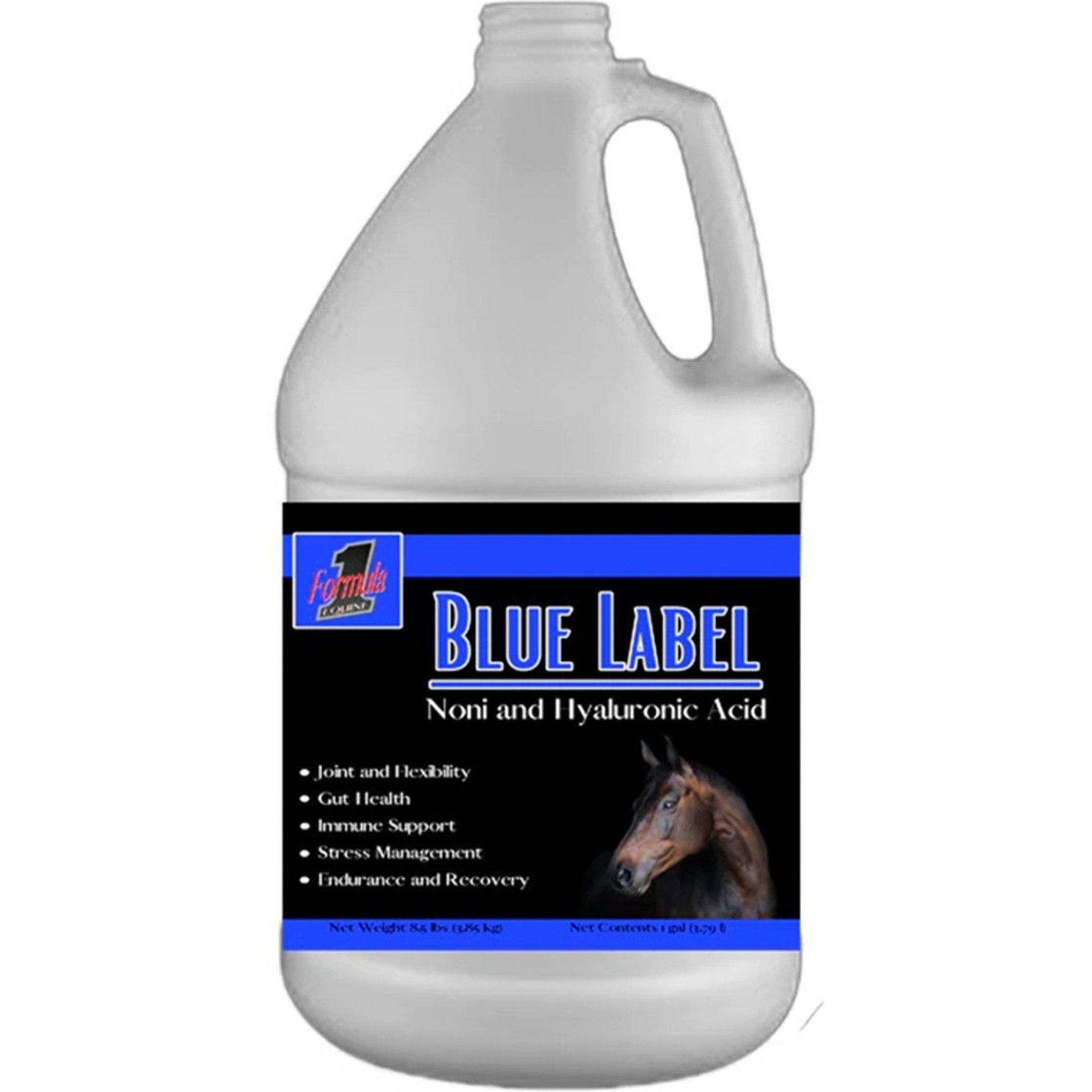 Formula1 Noni Blue Label Liquid Horse Supplement, 1-gal bottle