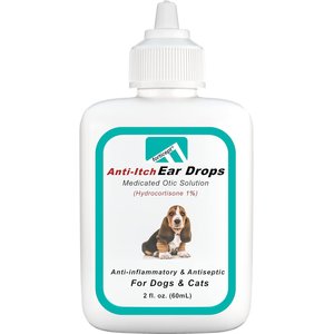 Forticept Anti-Itch Ear Infection Treatment Drops for Dogs & Cats, 2-fl oz bottle