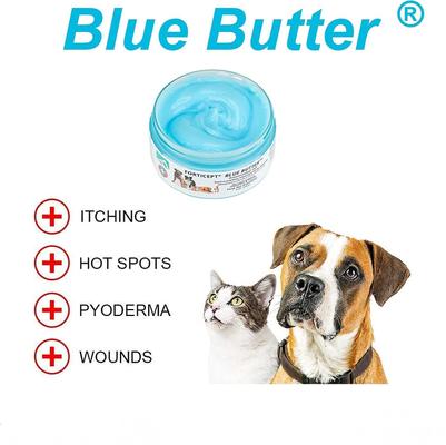 Show full view: Forticept Blue Butter Hot Spot Cat & Dog Wound & Skin Care Ointment, 2-oz tube slide 3 of 6