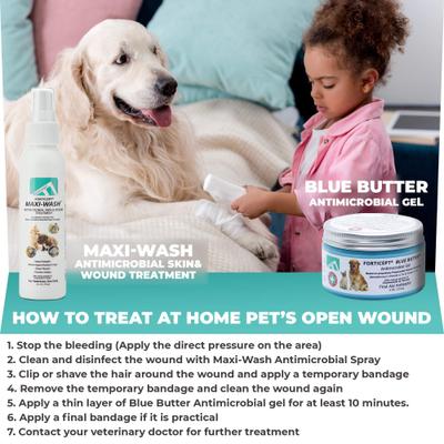 Show full view: Forticept Blue Butter Hot Spot Cat & Dog Wound & Skin Care Ointment, 2-oz tube slide 4 of 6