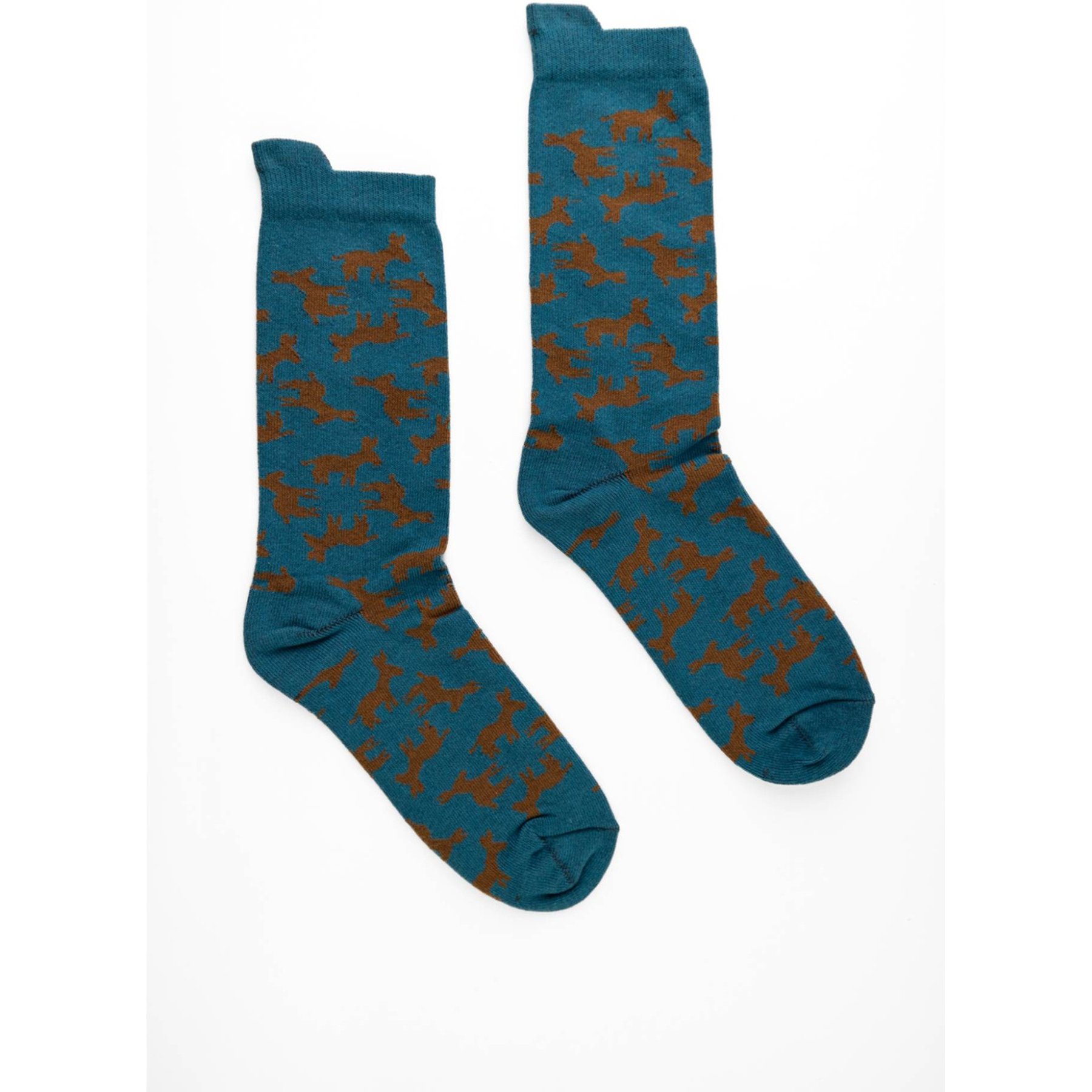 Forza Cavallo Asini Crew Socks, Mens 9-12, Blue
