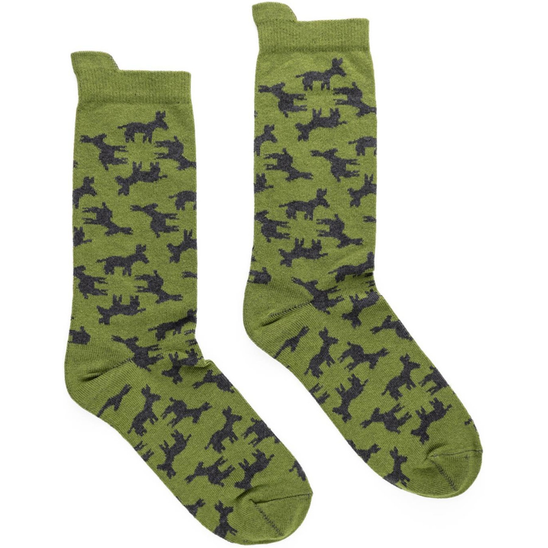 Forza Cavallo Asini Crew Socks, Mens 9-12, Green