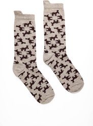 Forza Cavallo Asini Crew Socks, Mens 9-12, Ivory