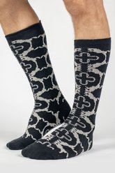 Forza Cavallo Horse & Shoe Crew Socks, Mens 9-12, Black slide 2 of 3