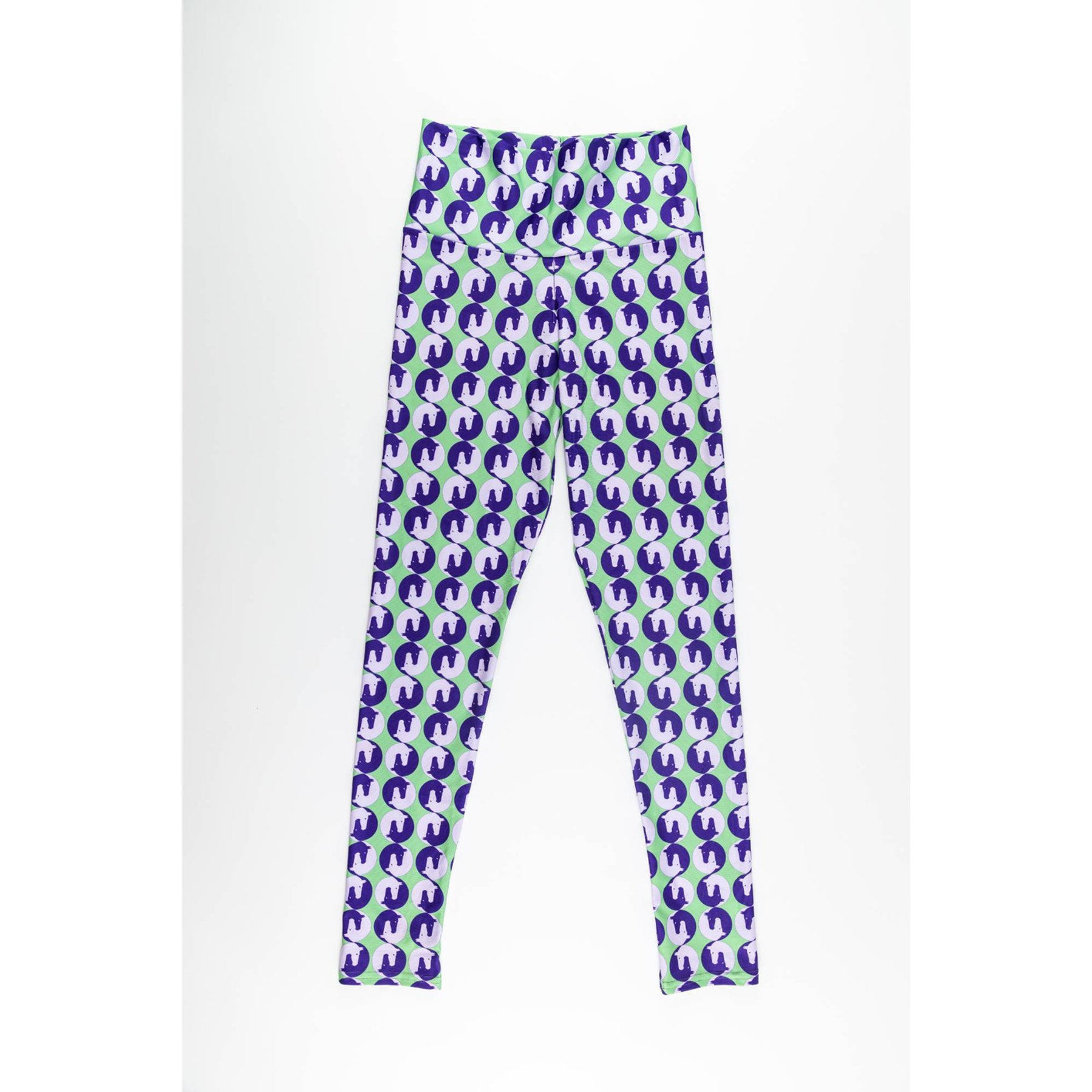 Forza Cavallo Ying Yang Horse Legging, Purple, Large