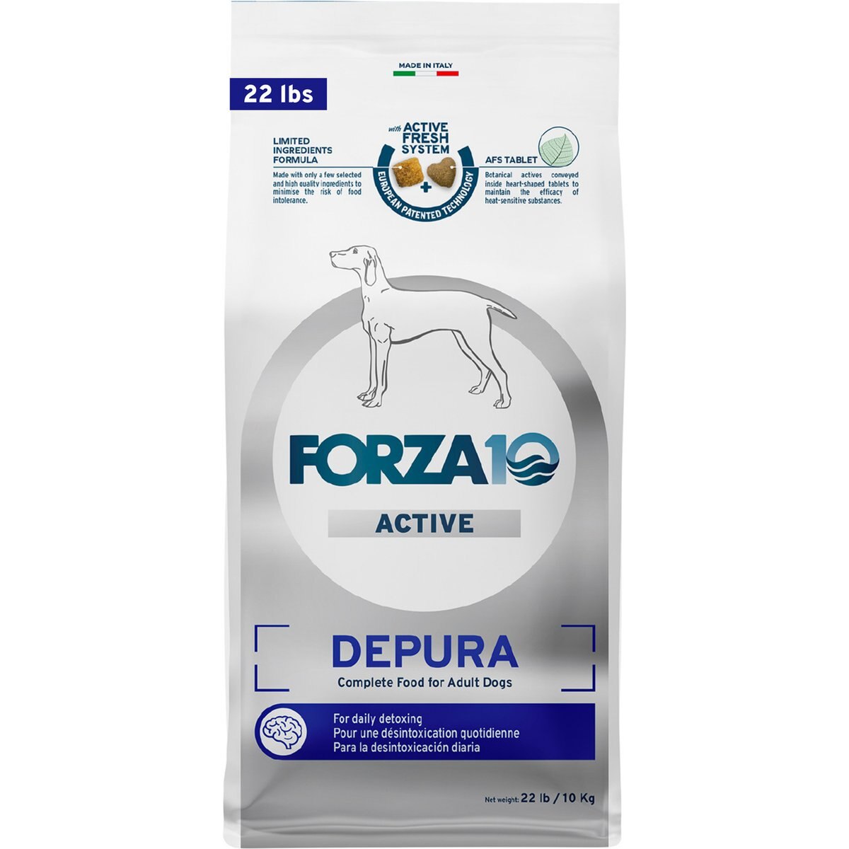 Forza10 Active Depura Fish Dry Dog Food, 22-lb bag