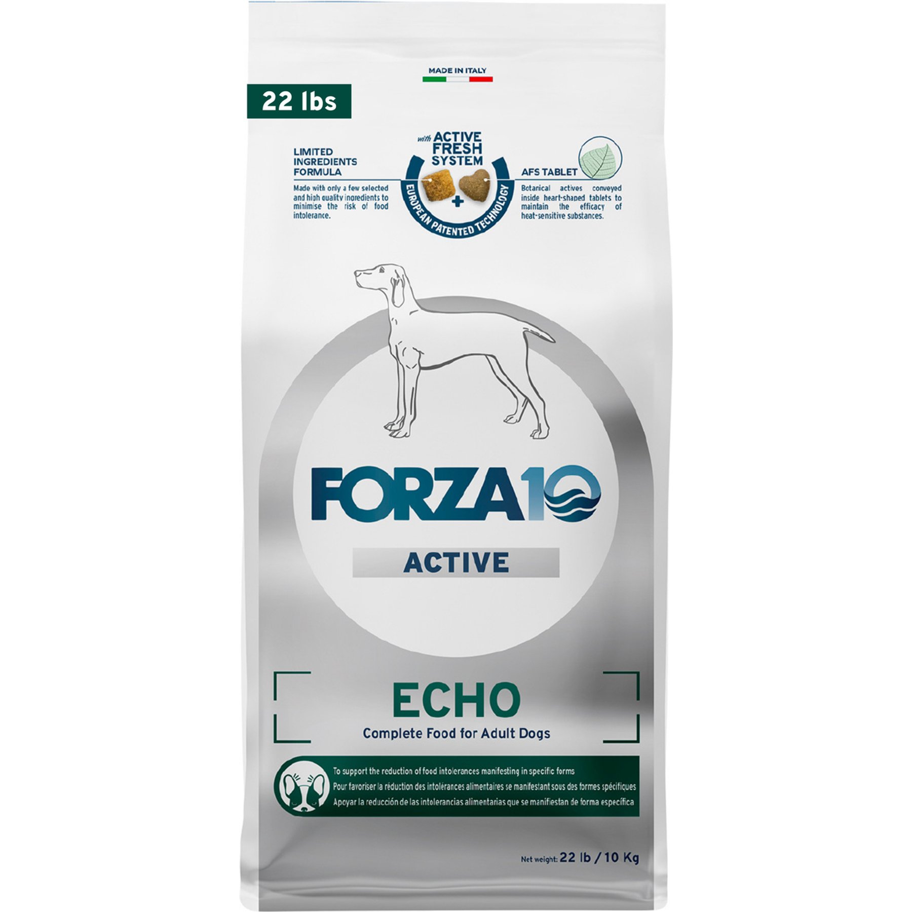Forza10 Active Echo Dry Dog Food, 22-lb bag