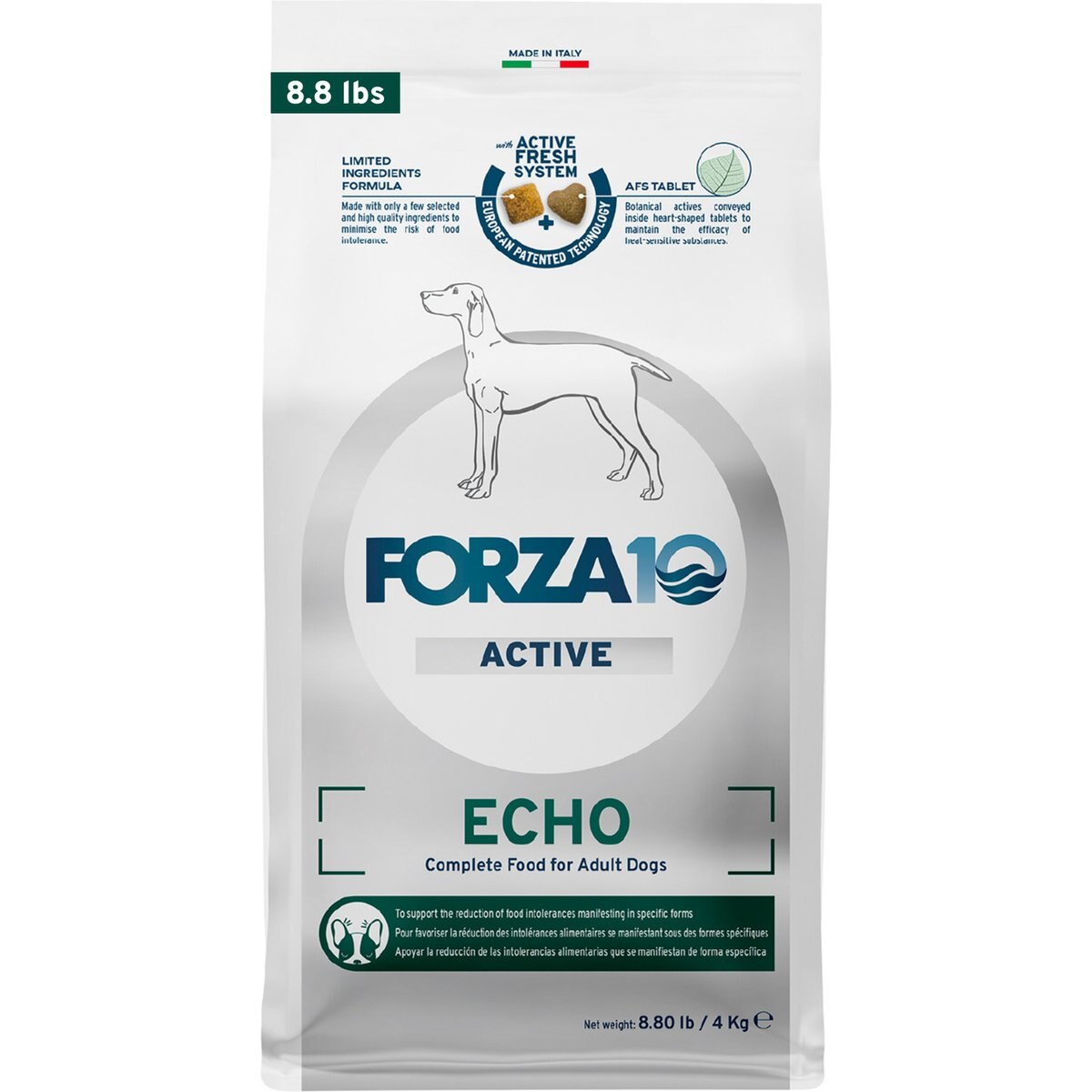 Forza10 Active Echo Hydrolyzed-Protein Seafood & Fish Dry Dog Food, 8.8-lb bag