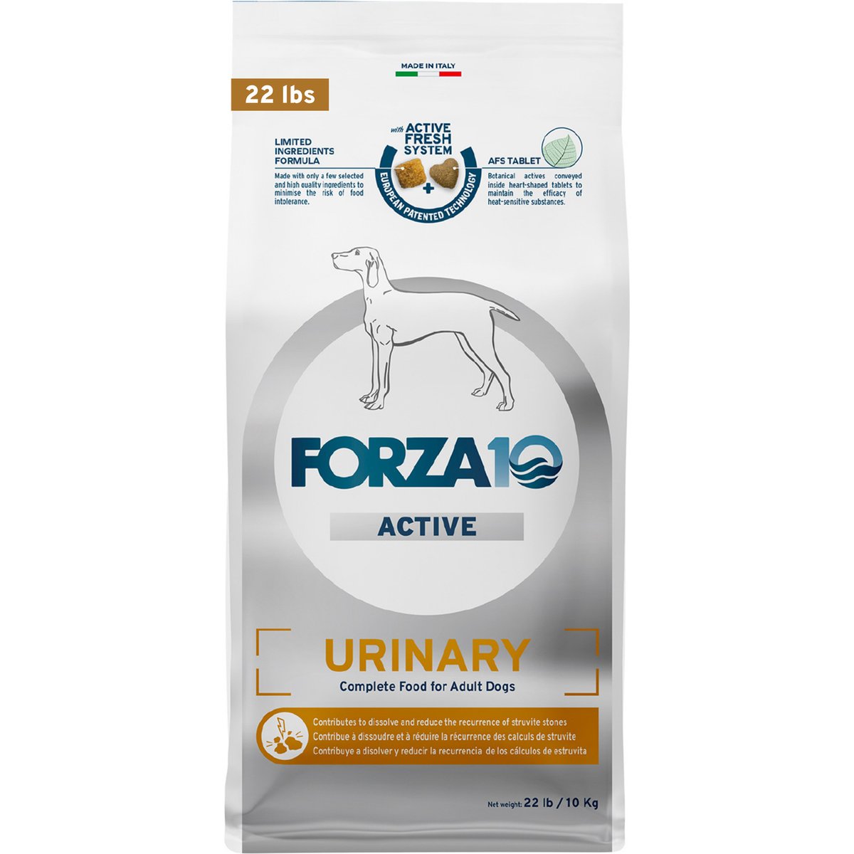 Forza10 Active Urinary Dry Dog Food, 22-lb bag