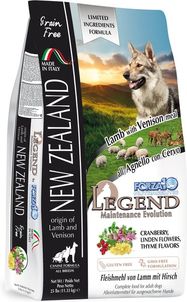 Forza10 Legend New Zealand Lamb with Venison Grain-Free Dry Dog Food