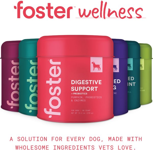 Foster Lawn Saver Cranberry, D-Mannose & Apple Cider Vinegar Flavored Soft Chews Dog Health Supplement, 90 count