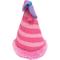 Show in main carousel: fouFIT Birthday Hat Crinkle Plush Dog Toys, Pink slide 3 of 4