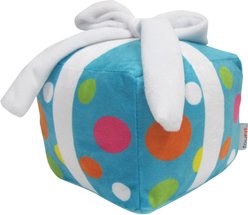 fouFIT Birthday Present Plush Dog Toys, Blue