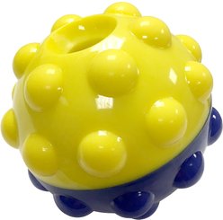 fouFIT Bumper Treat Dispensing Ball Dog Toy, Large