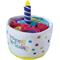 Show in main carousel: fouFIT Hide 'n Seek Birthday Cake Snuffle Squeaky Dog Plush Toy, Multicolor slide 1 of 5