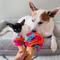 Show in main carousel: fouFIT Hide 'n Seek Ice Cream Snuffle, Rainbow Sherbet Squeaky Dog Treat Dispenser Toy, Pink, Large slide 5 of 7