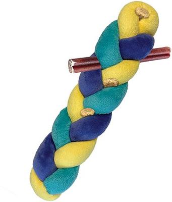 Show full view: fouFIT Hide 'n Seek Knotted Snuffle Stick Plush Dog Toy, Yellow, Small slide 3 of 3