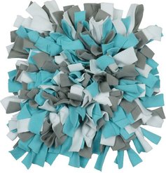 fouFIT Hide 'n Seek Snuffle Mat Dog Toys, Blue