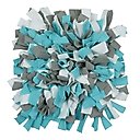 fouFIT Hide 'n Seek Snuffle Mat Dog Toys, Blue