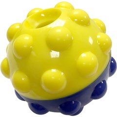 fouFIT Mini Bumper Treat Dispensing Ball Dog Toy, Small