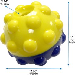 fouFIT Mini Bumper Treat Dispensing Ball Dog Toy, Small slide 2 of 2