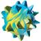 Show in main carousel: fouFIT TPR Bump'n Spike Tough Squeaky Dog Ball Toy, Blue slide 1 of 3