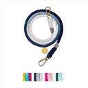Found My Animal Adjustable Ombre Rope Dog Leash, Indigo, 7-ft, Small