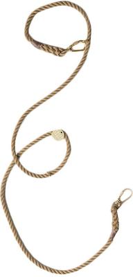 Show full view: Found My Animal Adjustable Rope Dog Leash, Dark Tan, 7-ft, Medium slide 2 of 9
