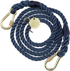 Found My Animal Adjustable Rope Dog Leash, Navy, 7-ft, Large slide 2 of 6