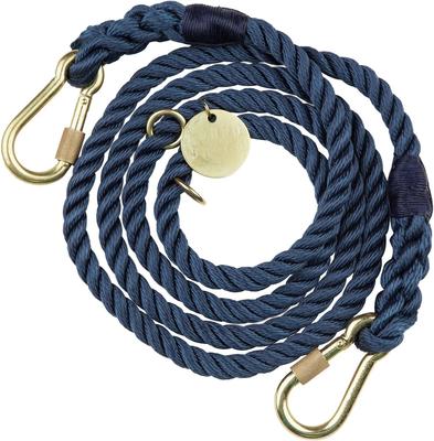 Show full view: Found My Animal Adjustable Rope Dog Leash, Navy, 7-ft, Large slide 2 of 9