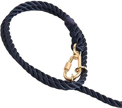 Show full view: Found My Animal Adjustable Rope Dog Leash, Navy, 7-ft, Large slide 3 of 9