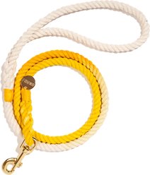 Found My Animal Standard Cotton Rope Dog Leash, Butterscotch, Medium: 5-ft long, 3/8-in wide