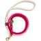 Show in main carousel: Found My Animal Standard Cotton Rope Dog Leash, Magenta Ombre, Medium: 5-ft long, 3/8-in wide slide 1 of 2