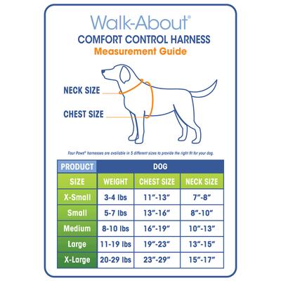 Show full view: Four Paws Comfort Control Dog Harness, Black, Large slide 10 of 13