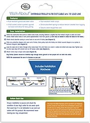 Four Paws Heavy Weight Overhead Trolley Exerciser, 100-ft slide 2 of 6
