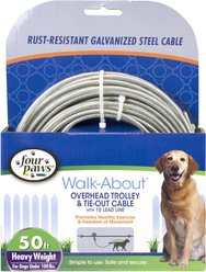 Four Paws Heavy Weight Overhead Trolley Exerciser, 50-ft