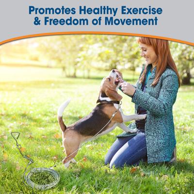 Show full view: Four Paws Heavy Weight Tie Out Cable, 15-ft slide 3 of 10