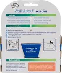 Four Paws Heavy Weight Tie Out Cable, 30-ft slide 2 of 2