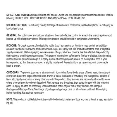 Four Paws Keep Off! Outdoor & Indoor Cat Repellent Spray