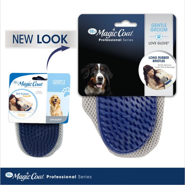 Show full view: Four Paws Magic Coat Love Glove Grooming Mitt for Dogs slide 4 of 11