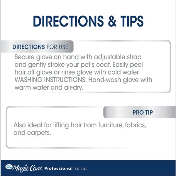 Show full view: Four Paws Magic Coat Love Glove Grooming Mitt for Dogs slide 9 of 11