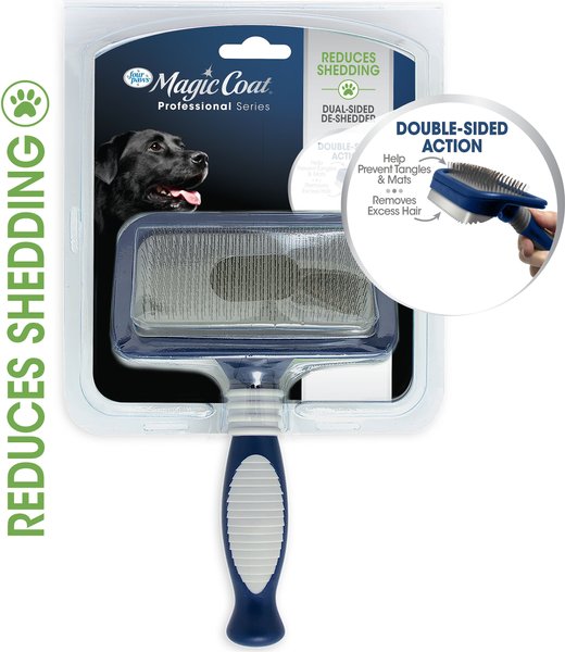 Show full view: Four Paws Magic Coat Professional Series 2-in-1 Dog Brush, Medium slide 3 of 8