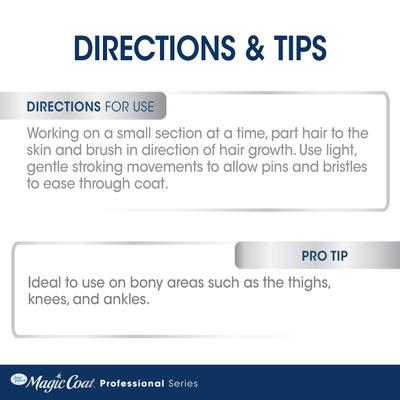 Show full view: Four Paws Magic Coat Professional Series Comfort & Contour Pin & Bristle Dog Brush slide 4 of 10