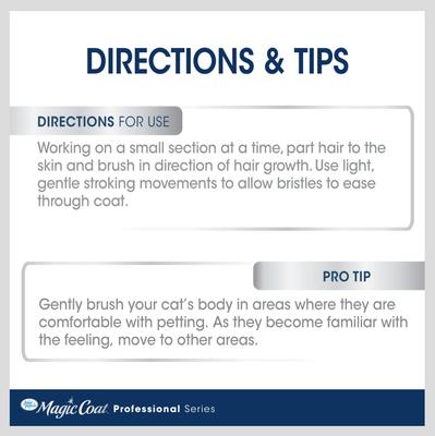 Show full view: Four Paws Magic Coat Professional Series Comfort-Grip Cat Slicker Brush slide 3 of 10