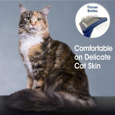 Show full view: Four Paws Magic Coat Professional Series Comfort-Grip Cat Slicker Brush slide 5 of 10