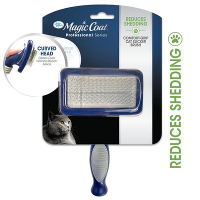 Show full view: Four Paws Magic Coat Professional Series Comfort-Grip Cat Slicker Brush slide 9 of 10