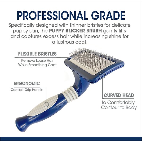 Show full view: Four Paws Magic Coat Professional Series Gentle Slicker Brush slide 2 of 11
