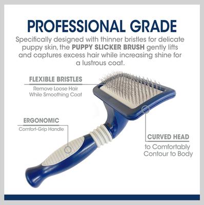 Show full view: Four Paws Magic Coat Professional Series Gentle Slicker Brush slide 2 of 11